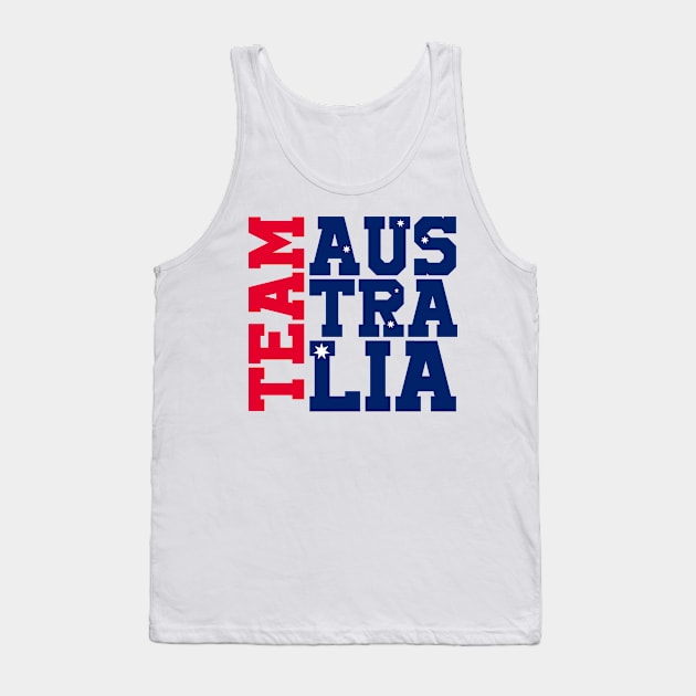 Team Australia - Summer Olympics Tank Top by Issho Ni